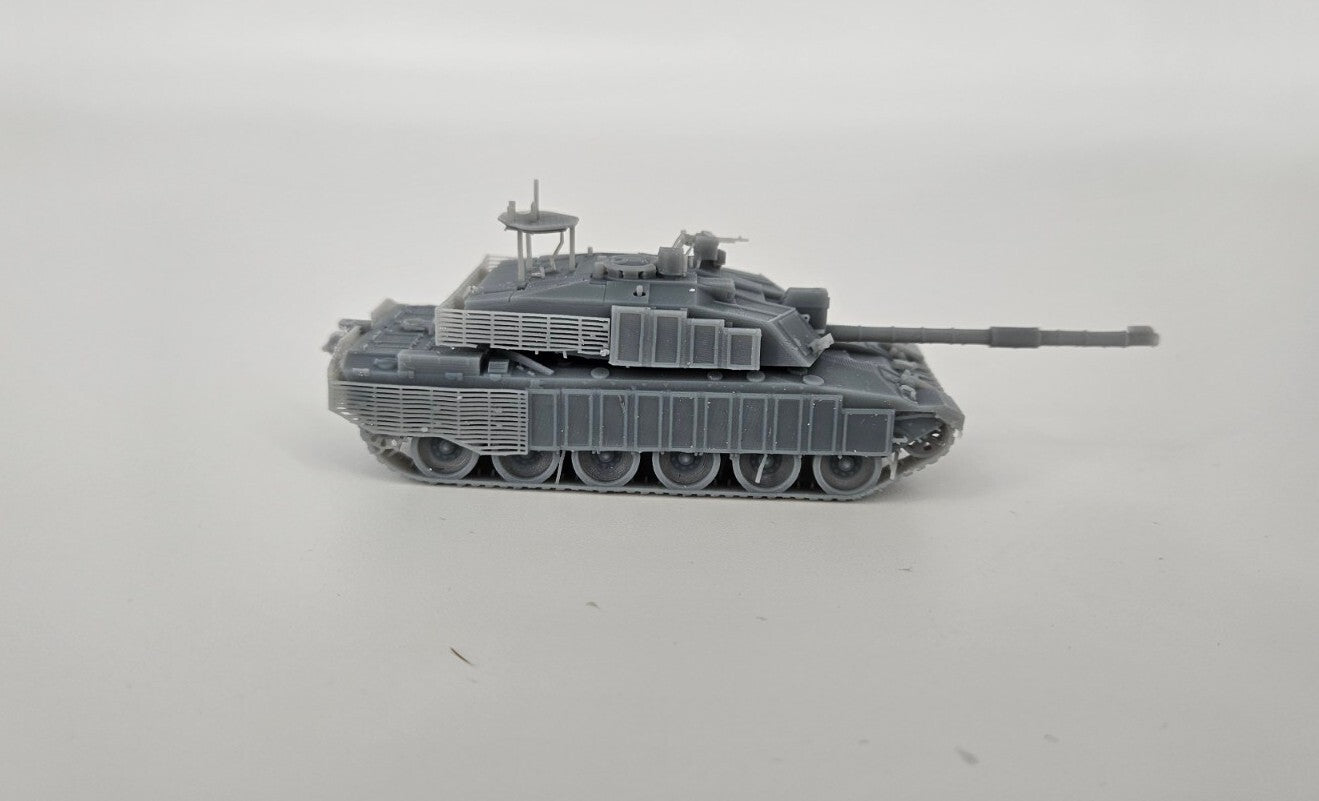 Challenger 2 - 1/100 - Printed Model - UK Ukraine - 3D Resin - Military Kit