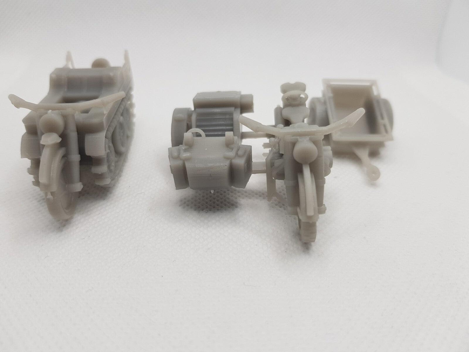 1:43 side car kettenkrad trailer   WW2 german