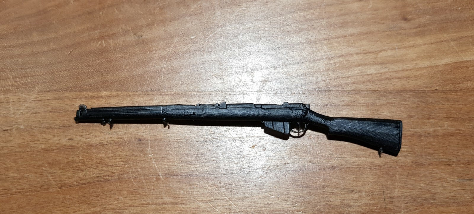 Lee Enfield MK3 - 1/12 Scale - WWI WWII - 3D Printed Rifle - Resin - 6" Figures