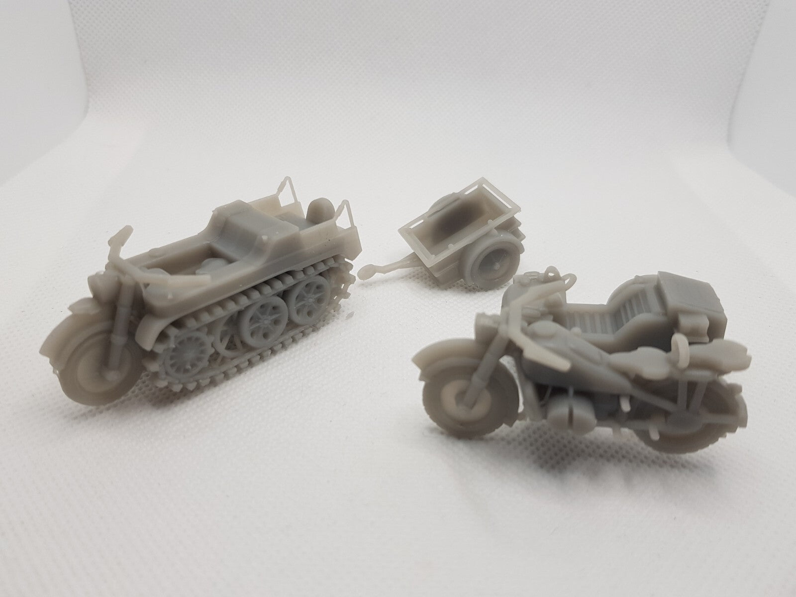 1:43 side car kettenkrad trailer   WW2 german