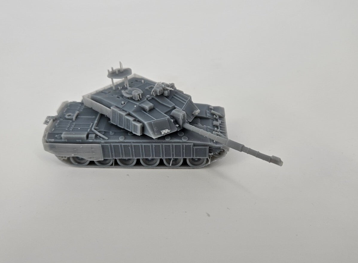 Challenger 2 - 1/100 - Printed Model - UK Ukraine - 3D Resin - Military Kit