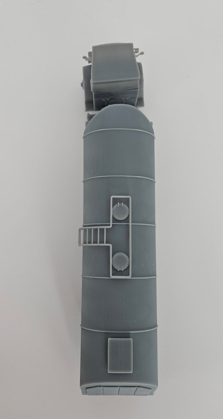 Autocar Tractor & Fuel Trailer - 1/48 Scale - WWII US Army - 3D Printed - Model