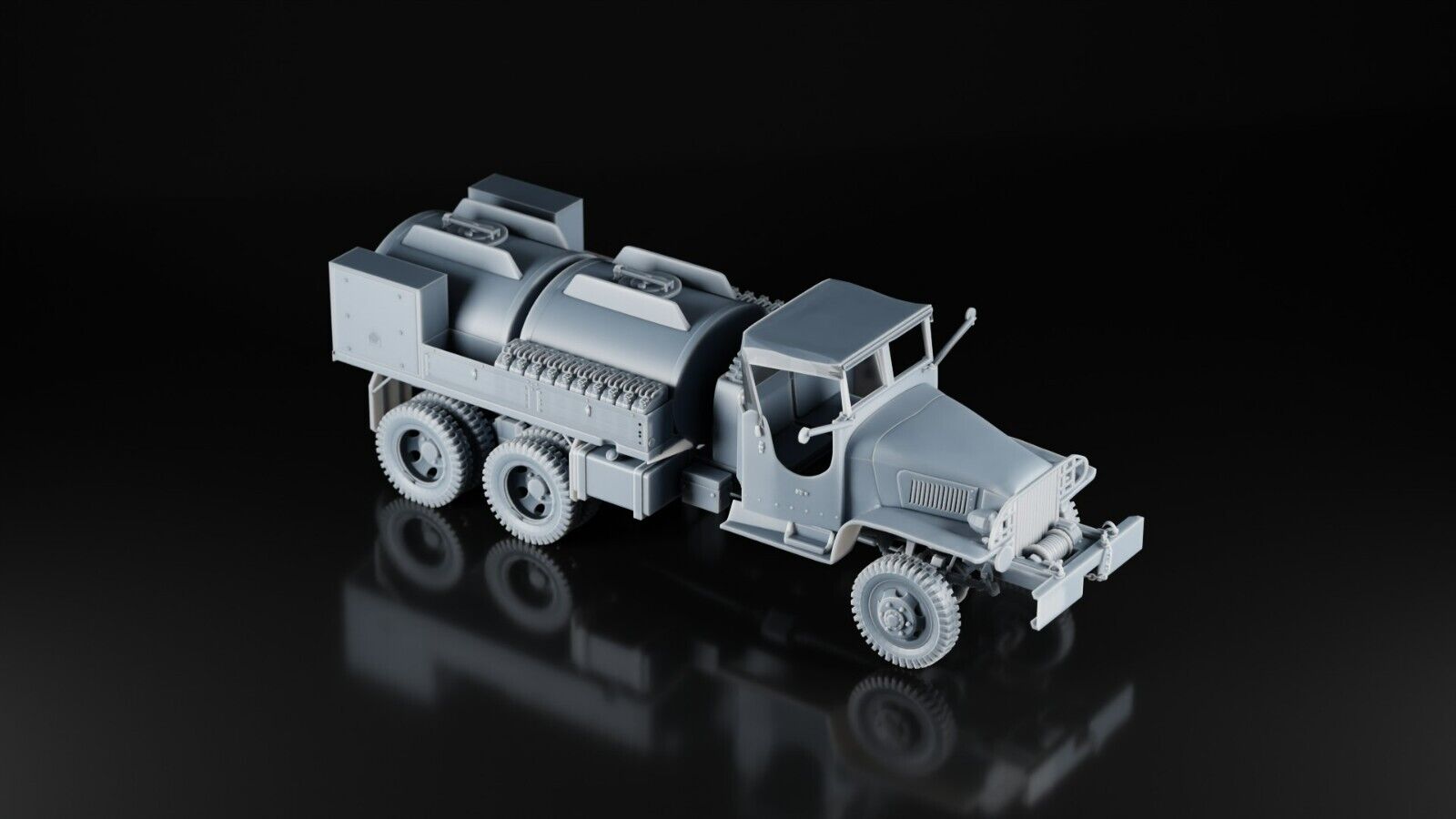 1/48 WW2 US GMC cckw353 TANK GASOLINE, 750 GAL. 2,5 ton 6x6 Tanker