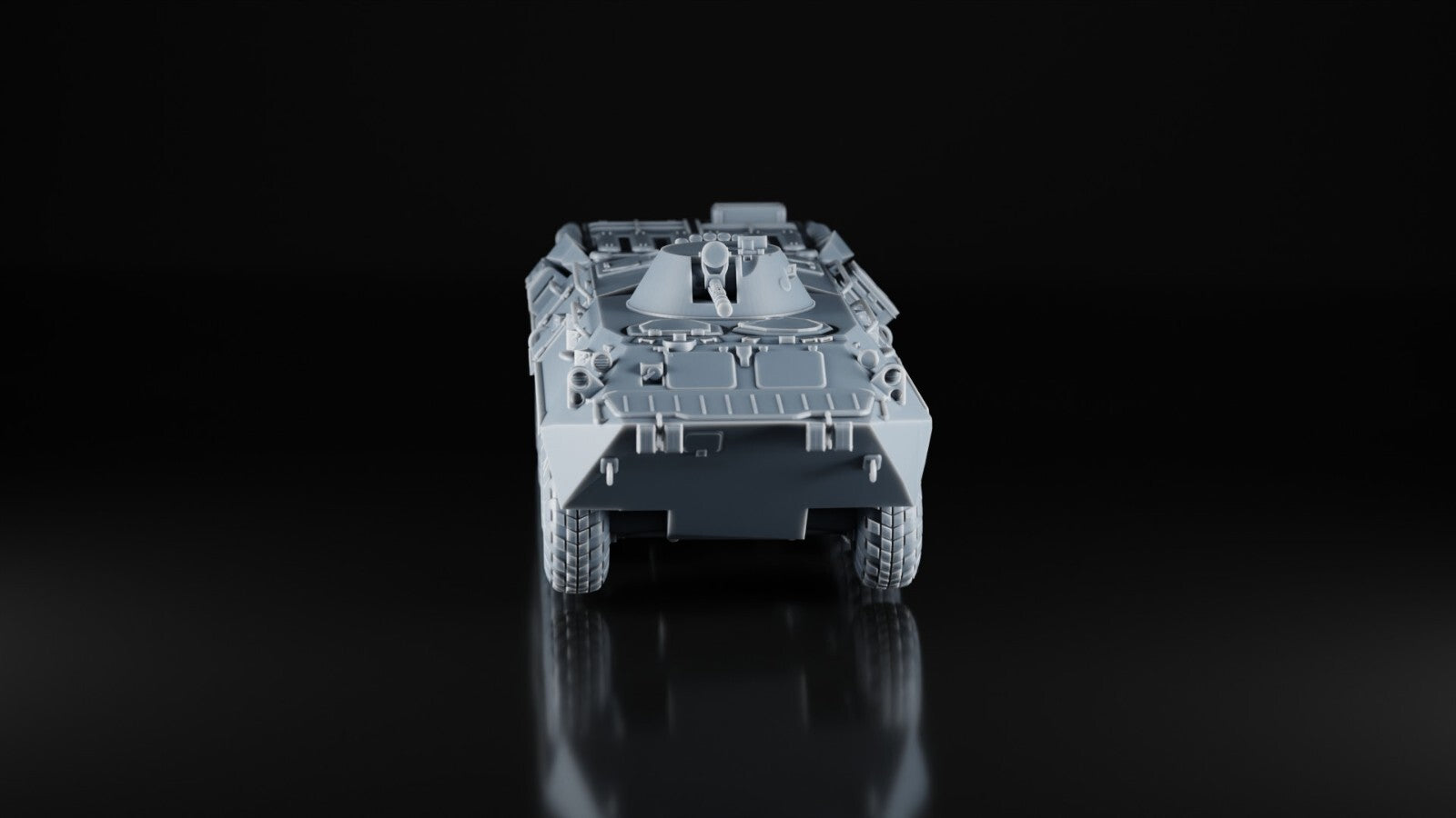 BTR 80 - 1/72 - USSR Russia Ukraine APC - 3D Military Model - Resin Print