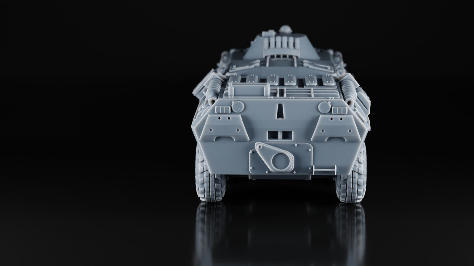 BTR 80 - 1/72 - USSR Russia Ukraine APC - 3D Military Model - Resin Print