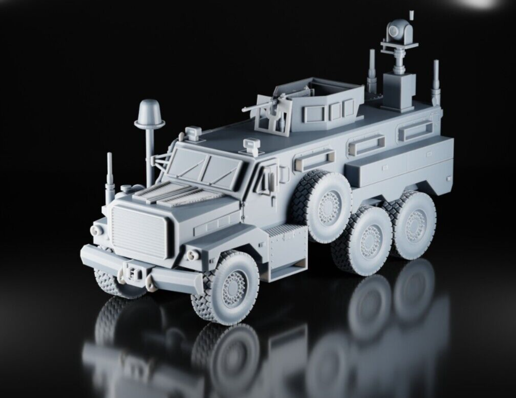 Cougar Mastiff MRAP - 1/50 - US UK AUS Ukraine - 3D Military Model - Resin Print
