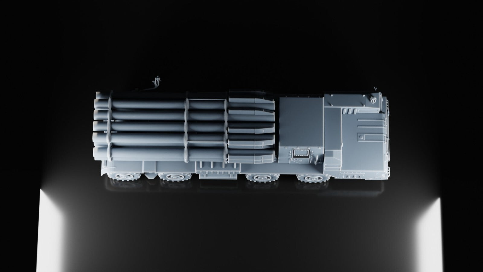 BM-30 Smerch MLRS - 1/72 Scale - 3D Printed Model - Resin - Russian Army - 3D