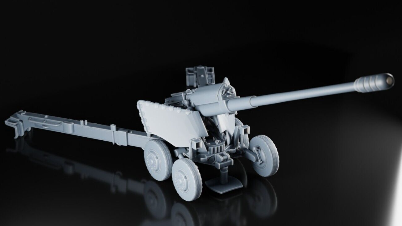 1:87 HO 2A36 giatsint 152mm russia ukrainian howitzer