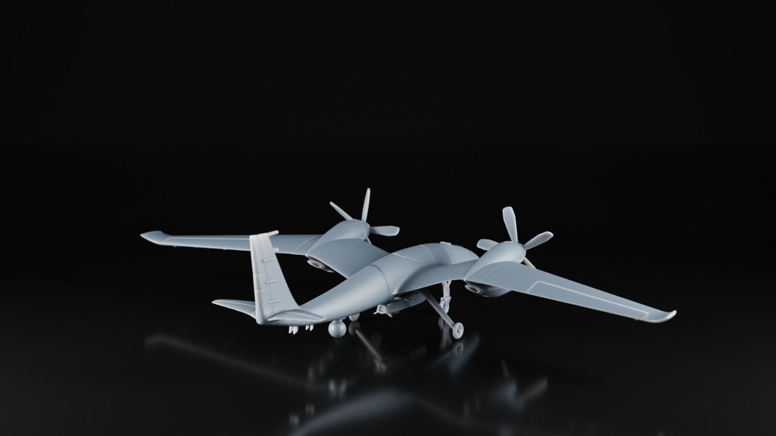 bayraktar akinci UAV Ukrainian turkish army  1:87 1:100 3d Print