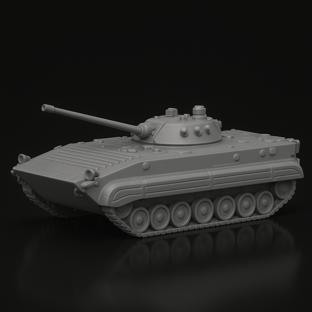 BMP-2 IFV - 1/87 Scale - 3D Printed Model - Resin - Soviet Russian Ukrainian Arm