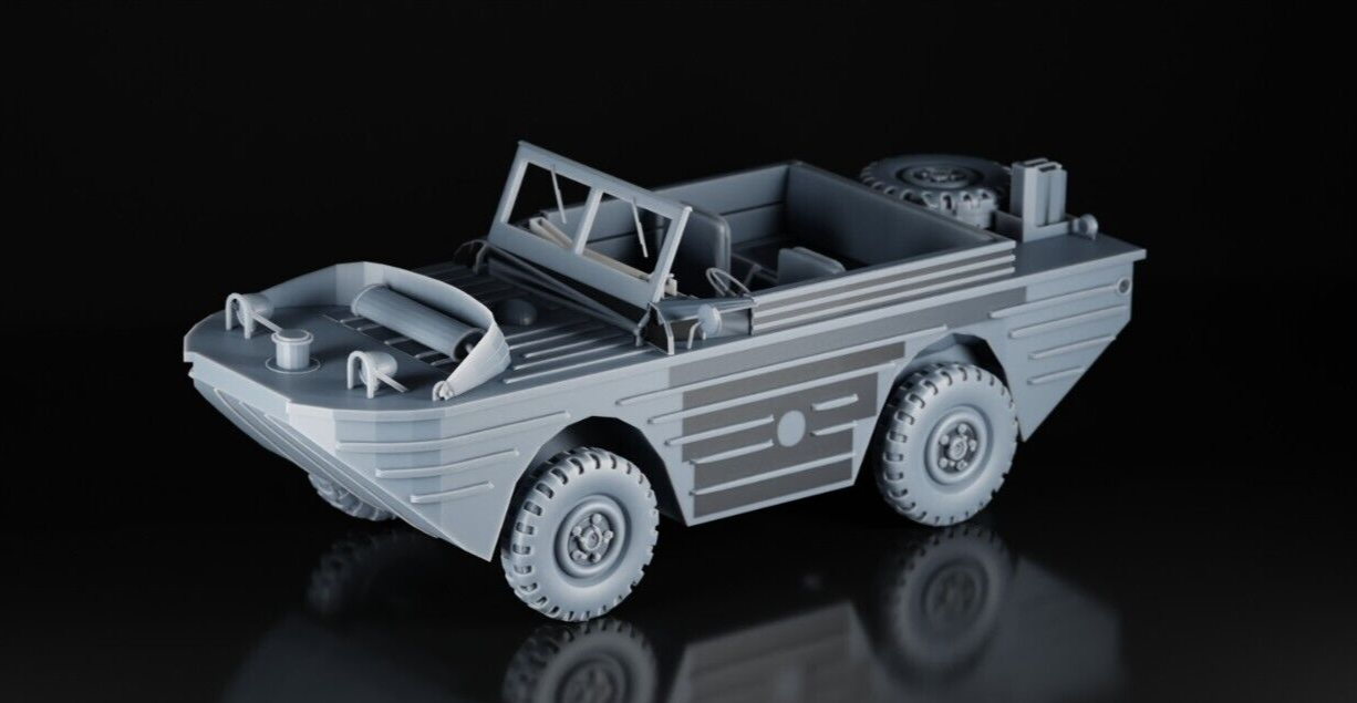 1:72 WW2 US FORD GPA amphibious jeep