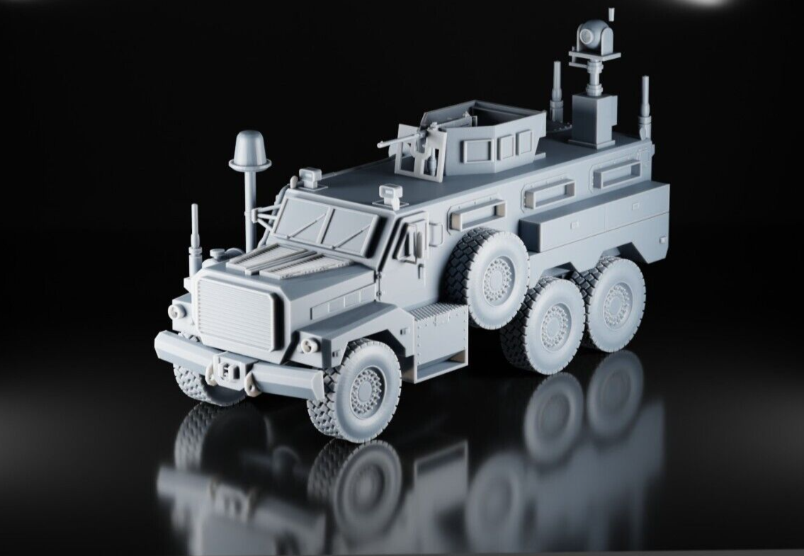 Cougar Mastiff MRAP - 1/35 - US UK AUS Ukraine - 3D Military Model - Resin Print