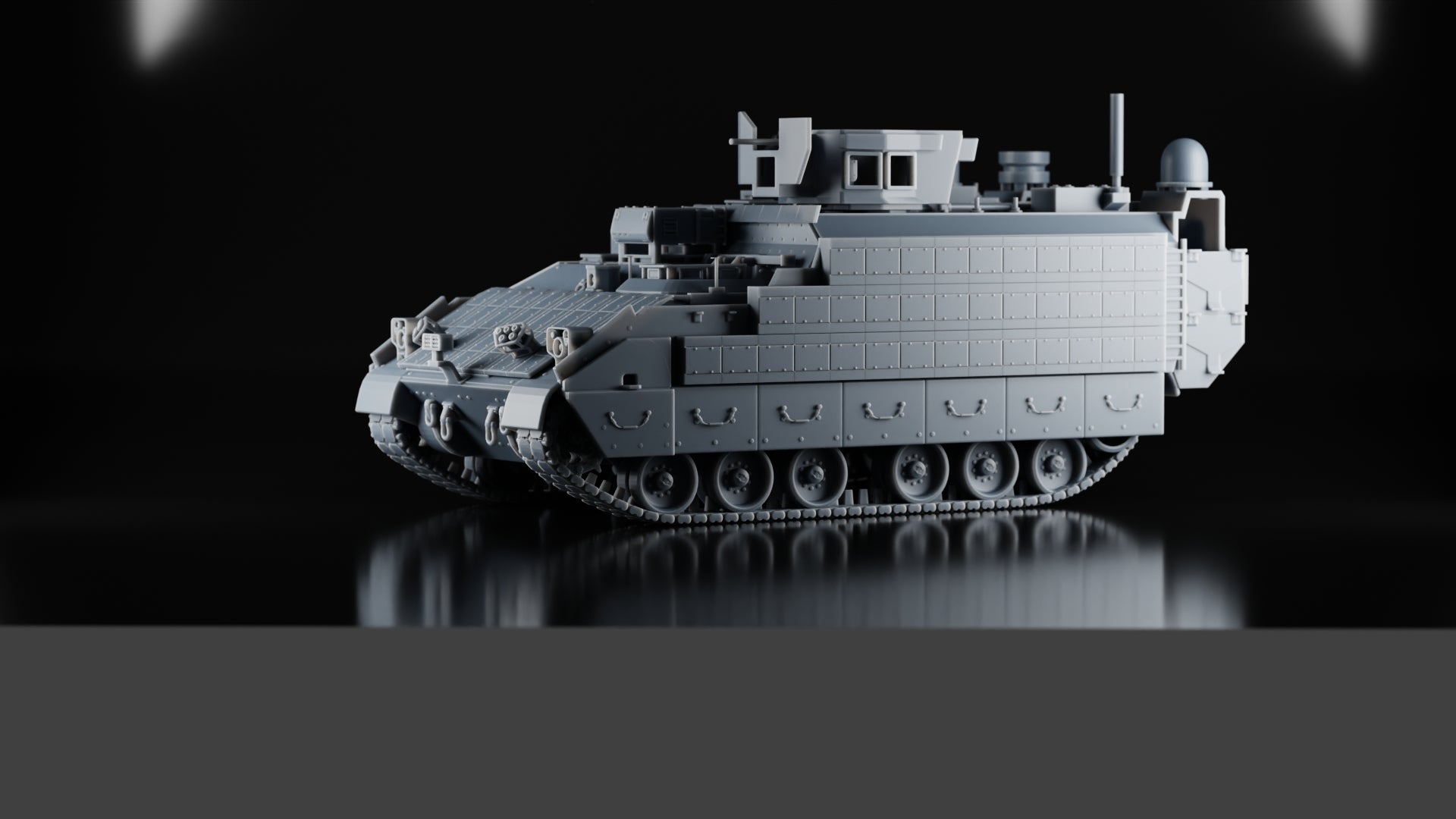 AMPV M1283 - 1/43 Scale - 3D Printed Model - Resin - US Army - Military Vehicle