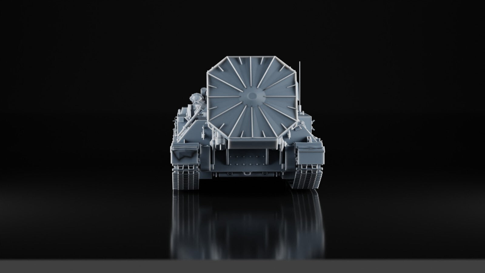 2S4 Tyulpan 240mm Mortar - 1/48 - Modern Military Model - 3D Printed Resin