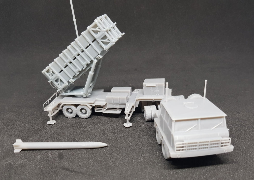 Patriot MIM-104 - 1/87 Scale - US Army SAM System - 3D Printed - Military Model