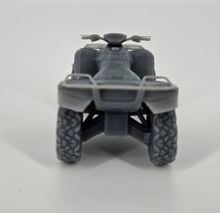 Quad ATV - 1/48 Scale - Modern Military - 3D Printed - Resin - Vehicle Model