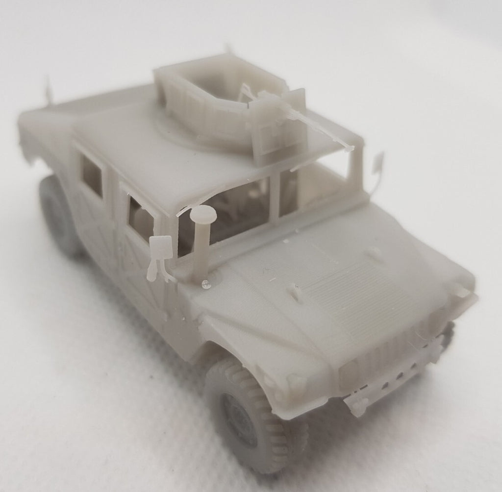 HMMWV Humvee Turret - 1/72 Scale - US Army - 3D Printed - Resin - Military Model