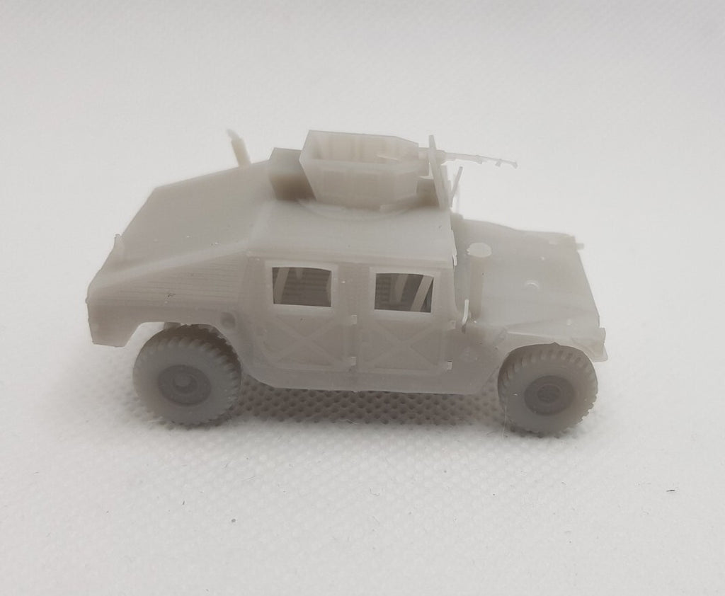 HMMWV Humvee Turret - 1/87 Scale - US Army - 3D Printed - Resin - Military Model