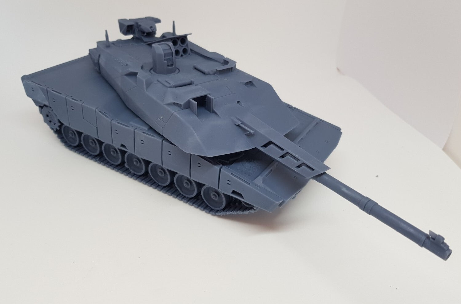 Panther KF51 Tank - 1/43 Scale - Rheinmetall - 3D Printed - Resin - Military