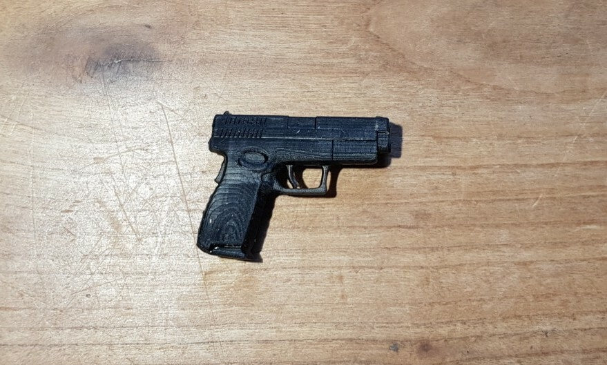 HS 2000 Pistol - 1/6 Scale - Croatian Handgun - 3D Printed - Resin - For 12"