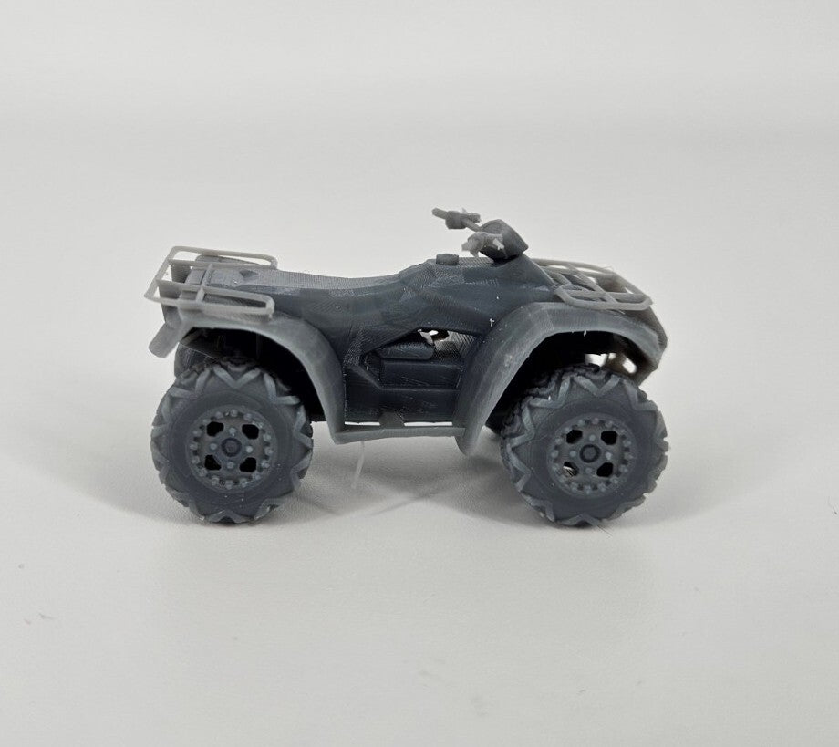 Quad ATV - 1/48 Scale - Modern Military - 3D Printed - Resin - Vehicle Model