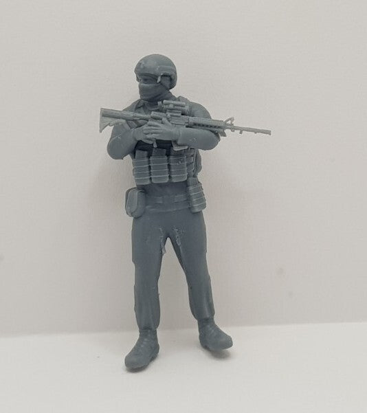 Ukrainian Soldiers - 1/43 - Modern Army Troops - 3D Printed Model - Resin