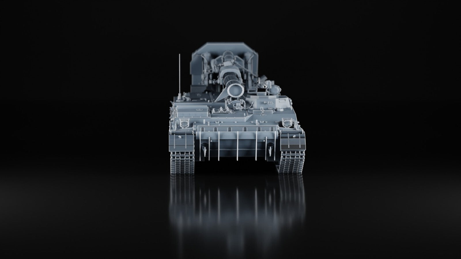 2S4 Tyulpan 240mm Mortar - 1/48 - Modern Military Model - 3D Printed Resin