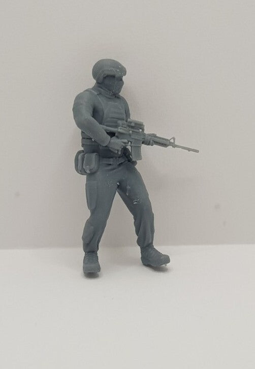 Ukrainian Soldiers - 1/43 - Modern Army Troops - 3D Printed Model - Resin