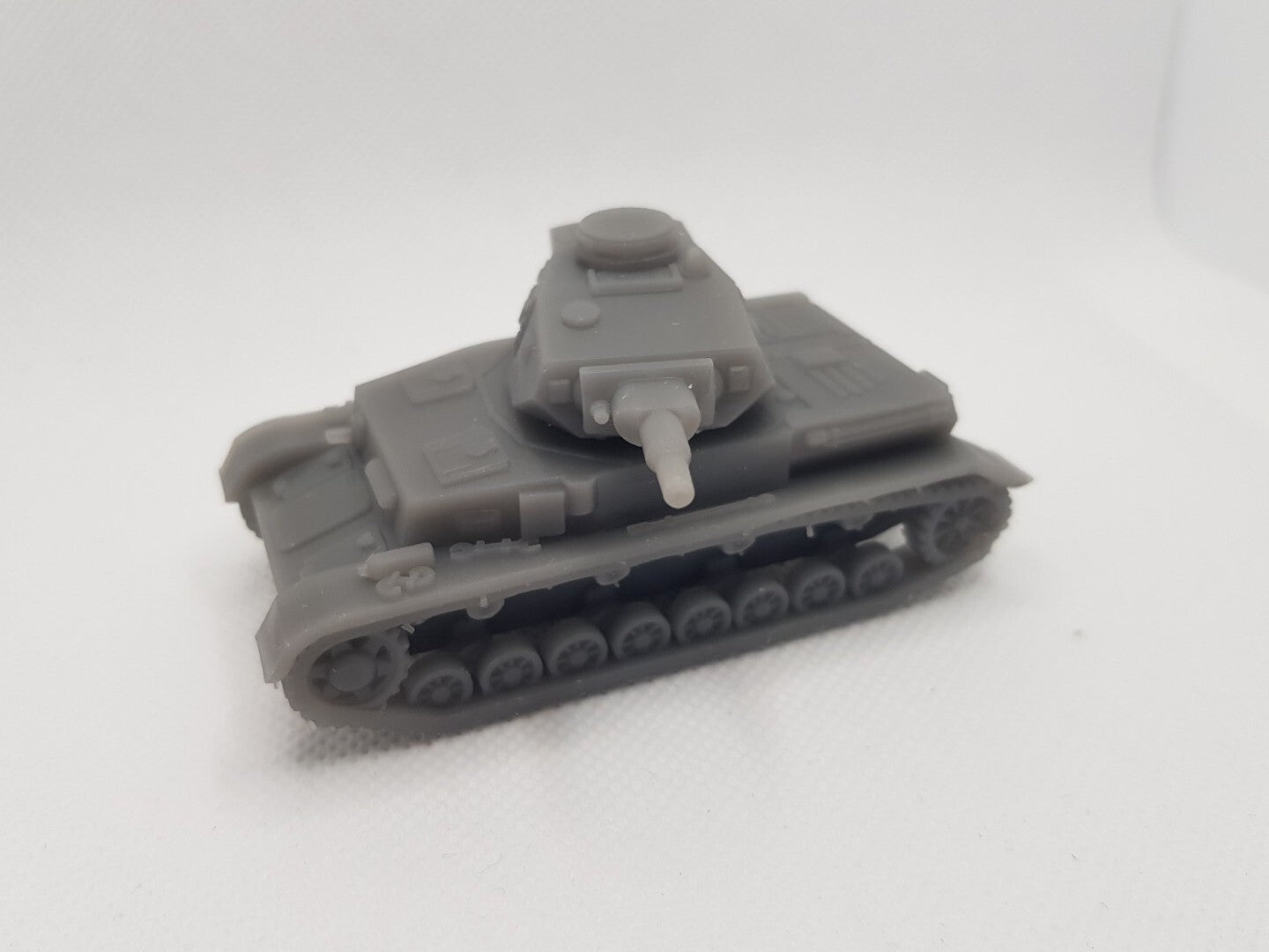 Panzer IV Ausf B - 1/72 - Military Model - 3D Print - WW2 German Maquette