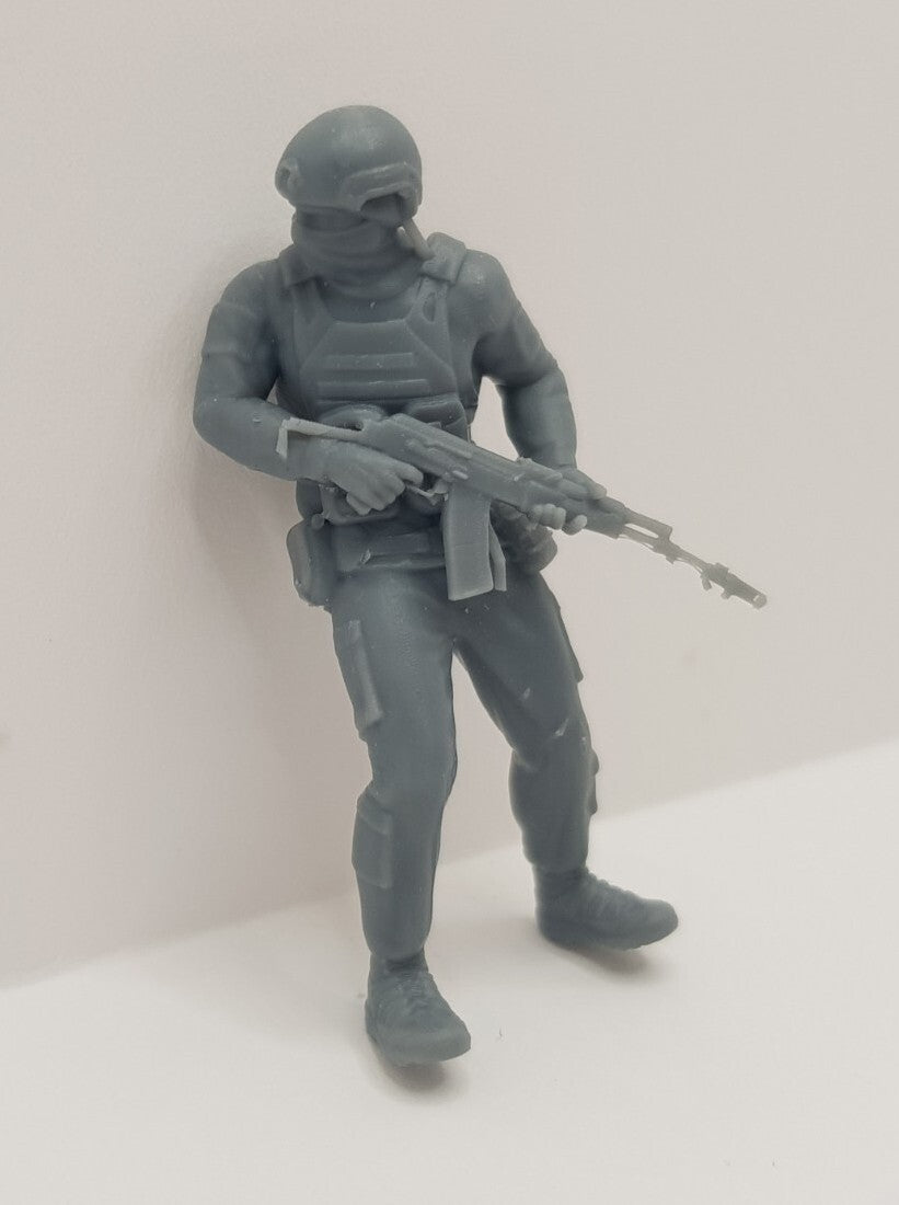 Ukrainian Soldiers - 1/43 - Modern Army Troops - 3D Printed Model - Resin