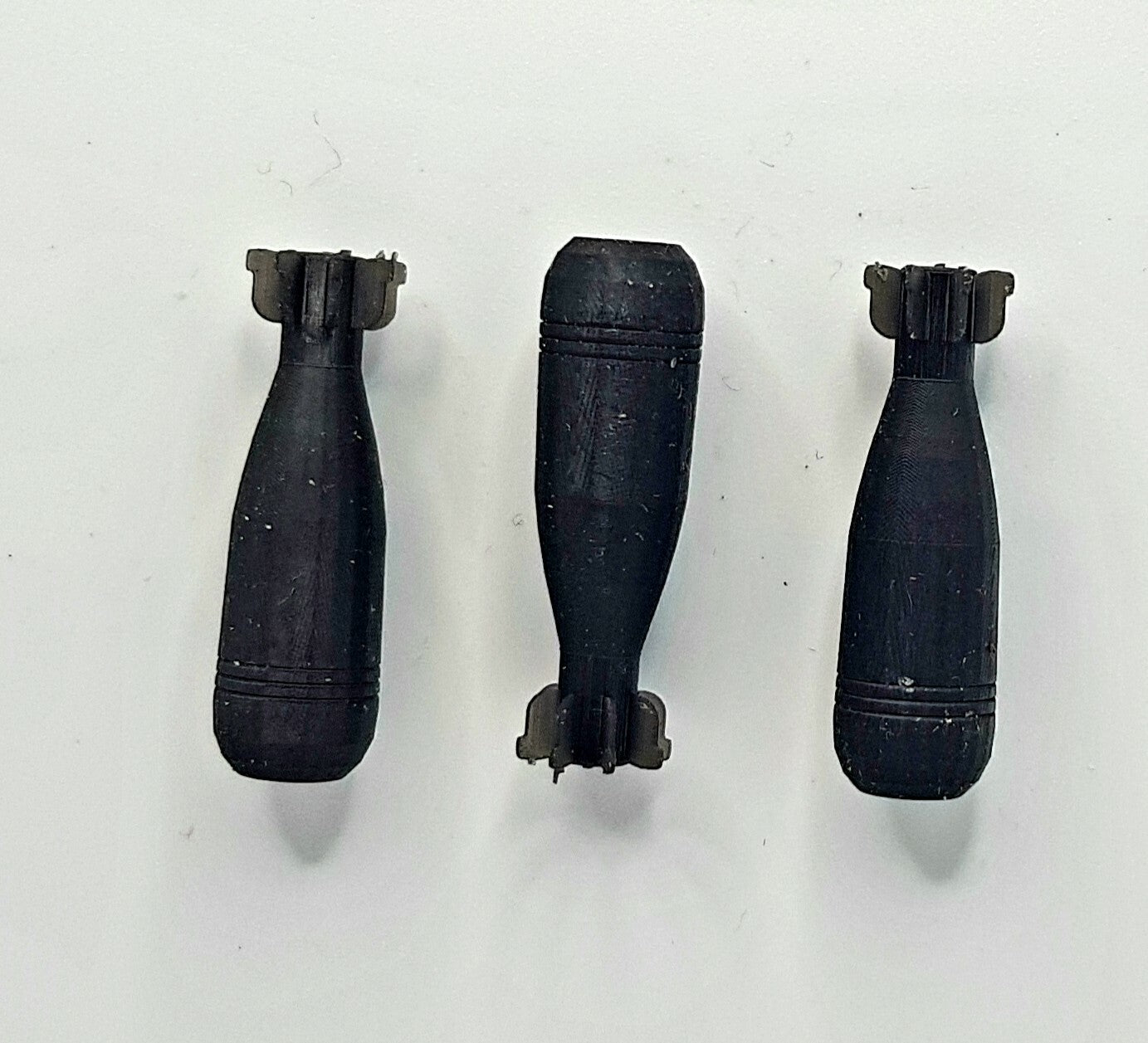 1/6 mortar Shell x3  action  figures 12"  19 cm long