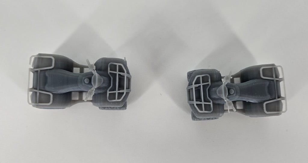 Quad ATV x2 - 1/87 - Modern Military Model - 3D Printed Resin - Set of 2