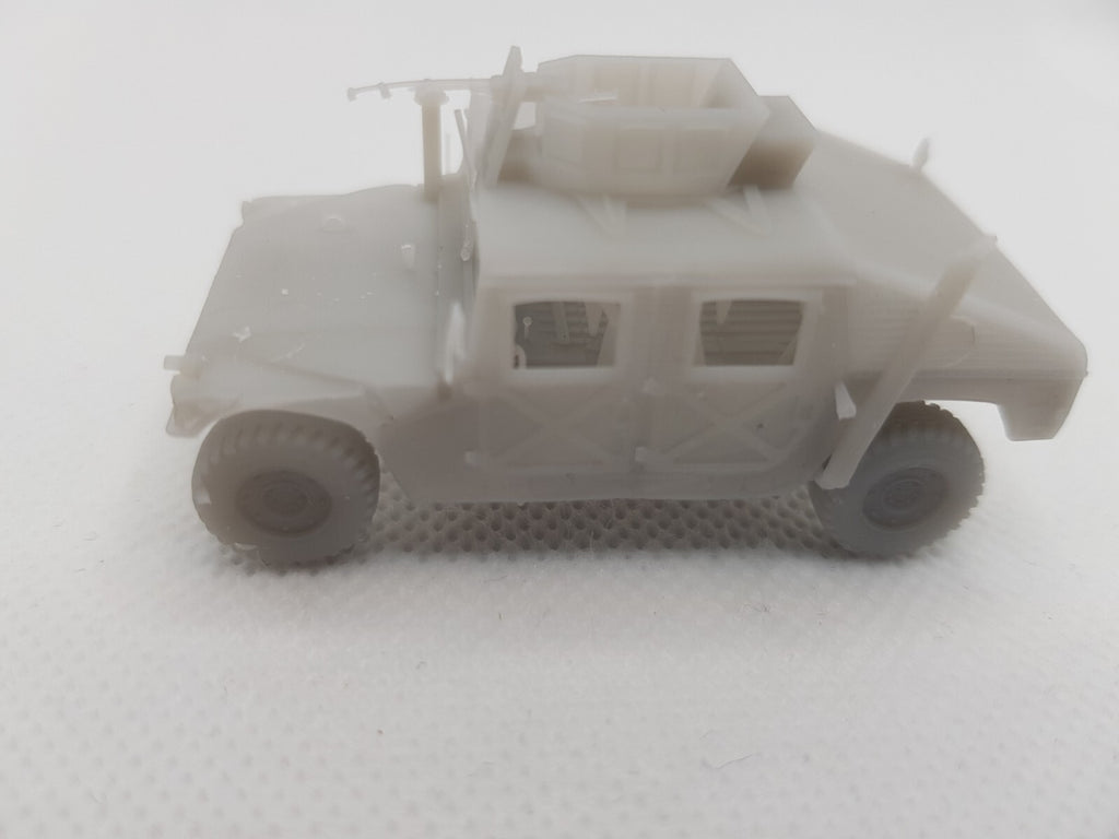 HMMWV Humvee Turret - 1/87 Scale - US Army - 3D Printed - Resin - Military Model