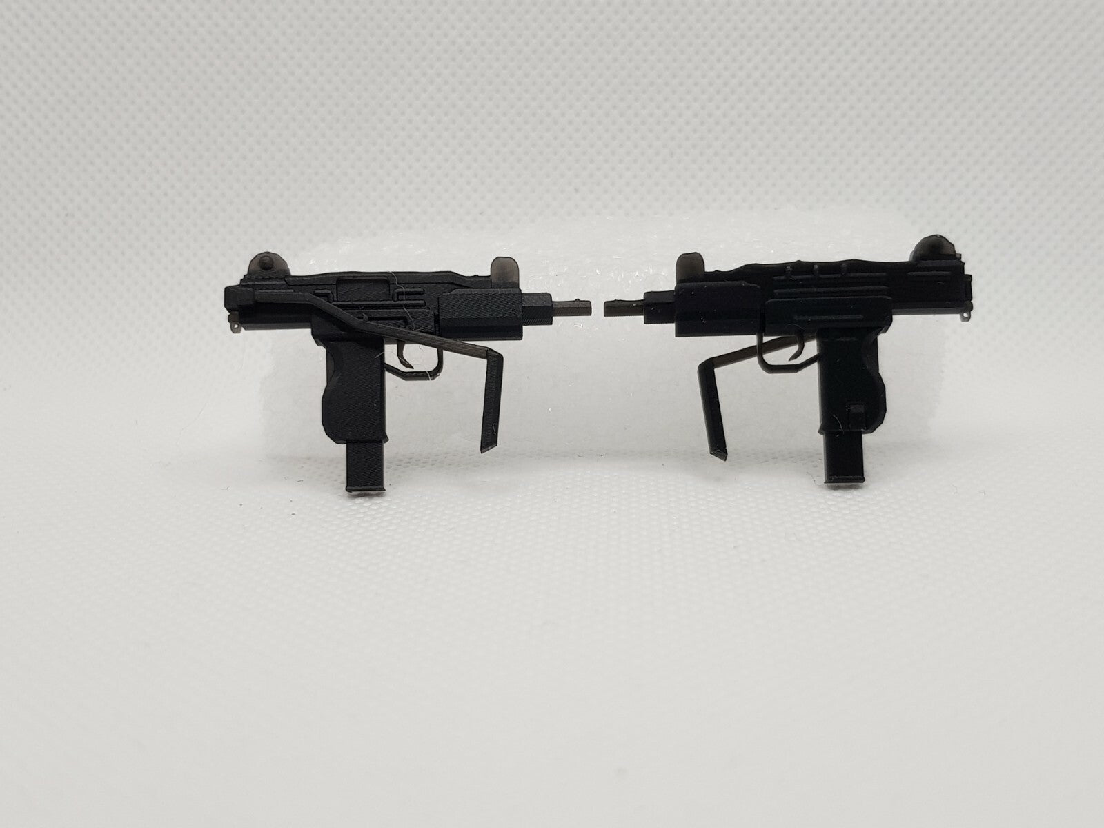 Mini UZI x2 - 1/12 - STL File - 6" Action Figure Guns - 3D Model Weapon Kit