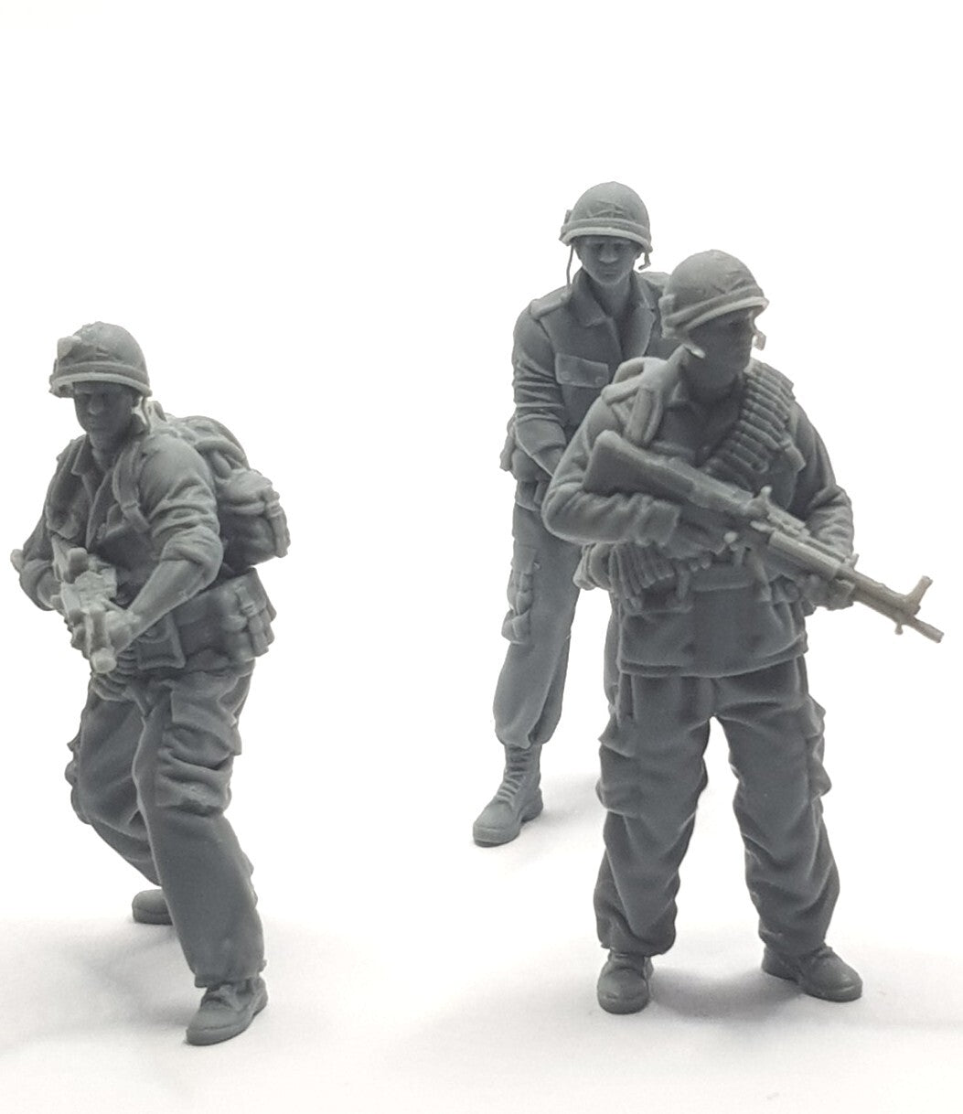 US Army Infantry x8 - 1/35 Scale - Vietnam War - 3D Printed - Resin - Military