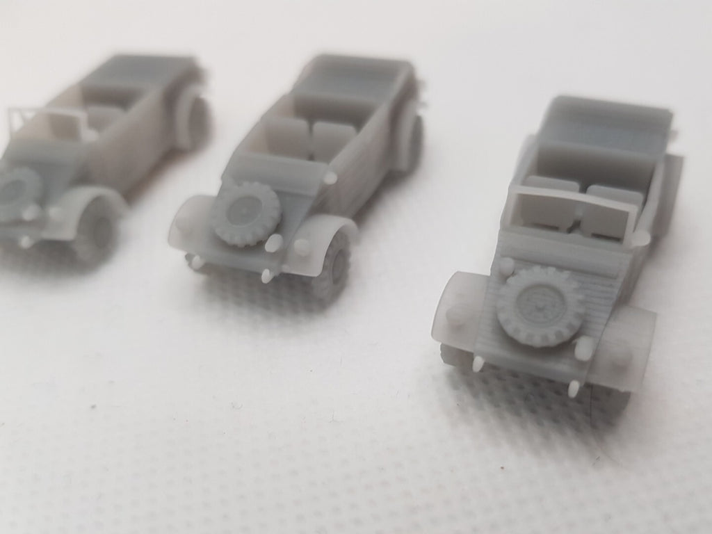 1:87 HO   kubelwagen x 3  WW2 german