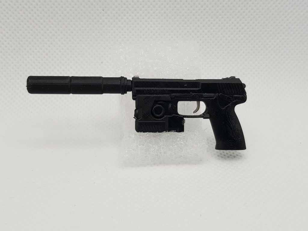 USSOCOM HK Mark 23 - 1/6 Scale - US Army Special Forces - 3D Printed - 12"