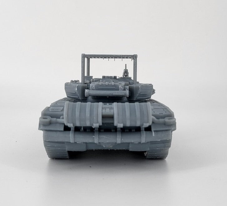 T-72B3 Tank - 1/56 - Anti-Javelin Cage - Bolt Action - 3D Printed Resin