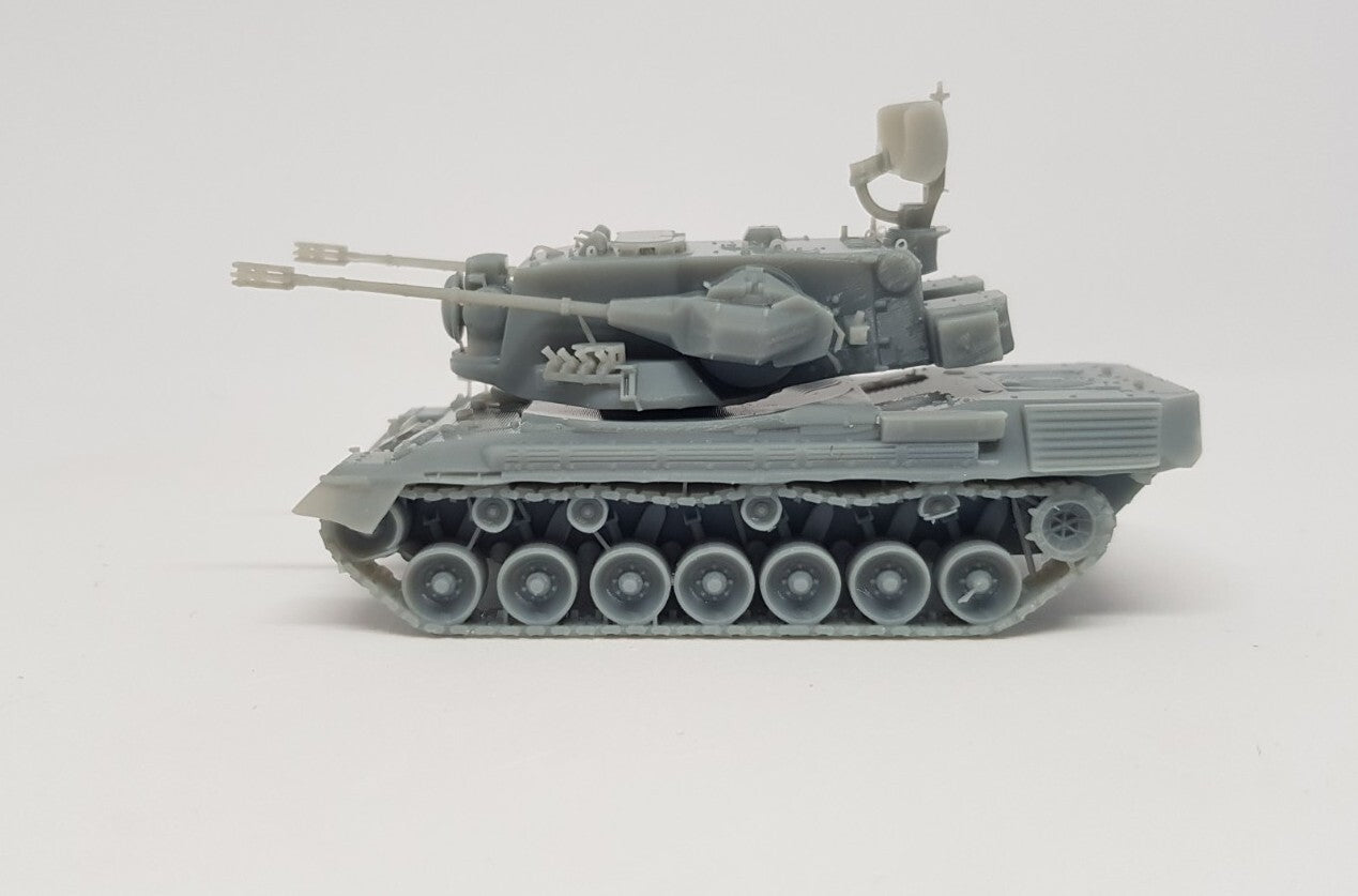 Gepard Flakpanzer - 1/87 Scale - Krauss-Maffei - 3D Printed - Resin - Military