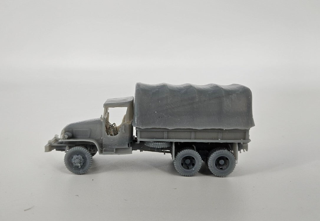 GMC CCKW 353 - 1/87 Scale - WWII US Army Truck - 3D Printed -  Military Model