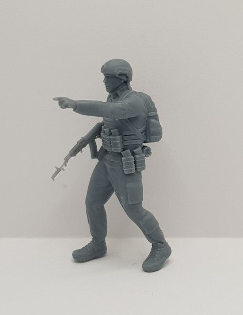 Ukrainian Soldiers x10 - 1/48 Scale - Modern Army - 3D Printed - Military Model
