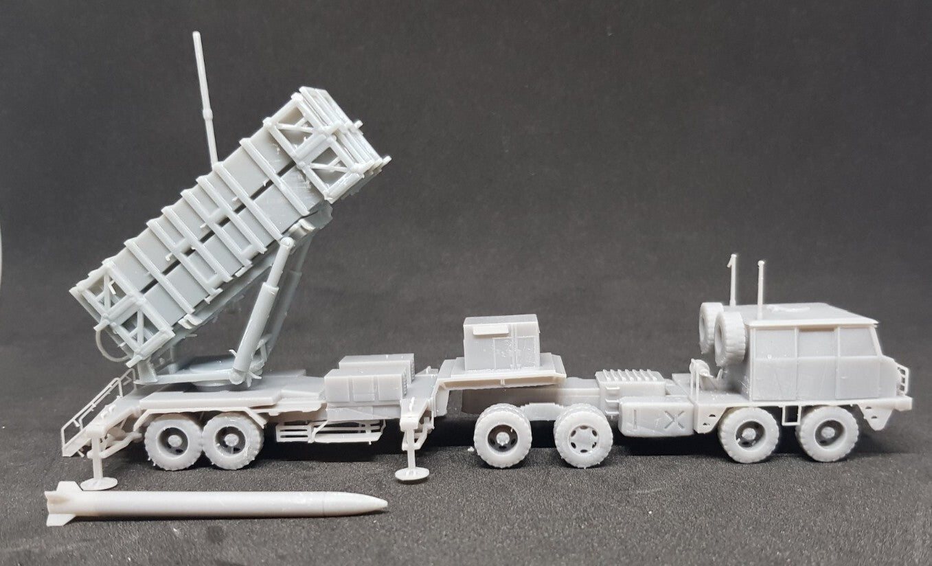 Patriot MIM-104 - 1/87 Scale - US Army SAM System - 3D Printed - Military Model