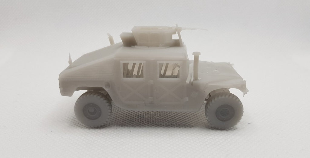 HMMWV Humvee Turret - 1/72 Scale - US Army - 3D Printed - Resin - Military Model