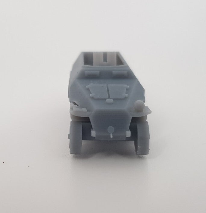 Hanomag SdKfz 251/1 - 1/100 - WW2 Military Model - 3D Printed Resin