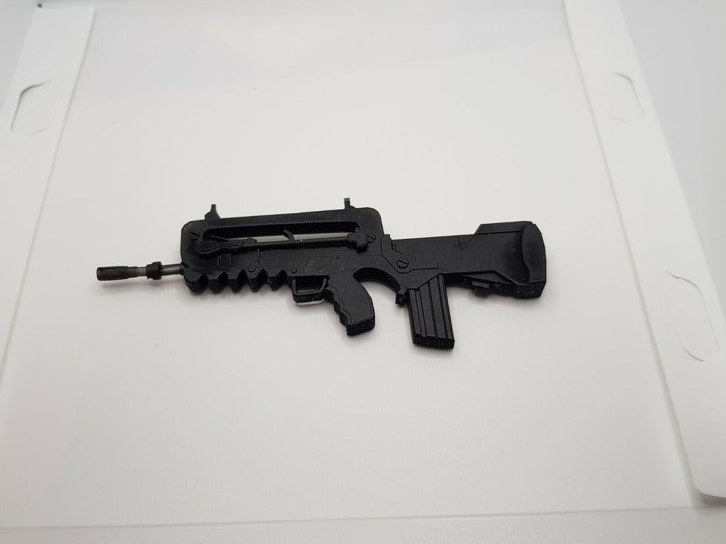 FAMAS Rifle - 1/6 Scale - French Army - 3D Printed - Resin - For 12" Figures