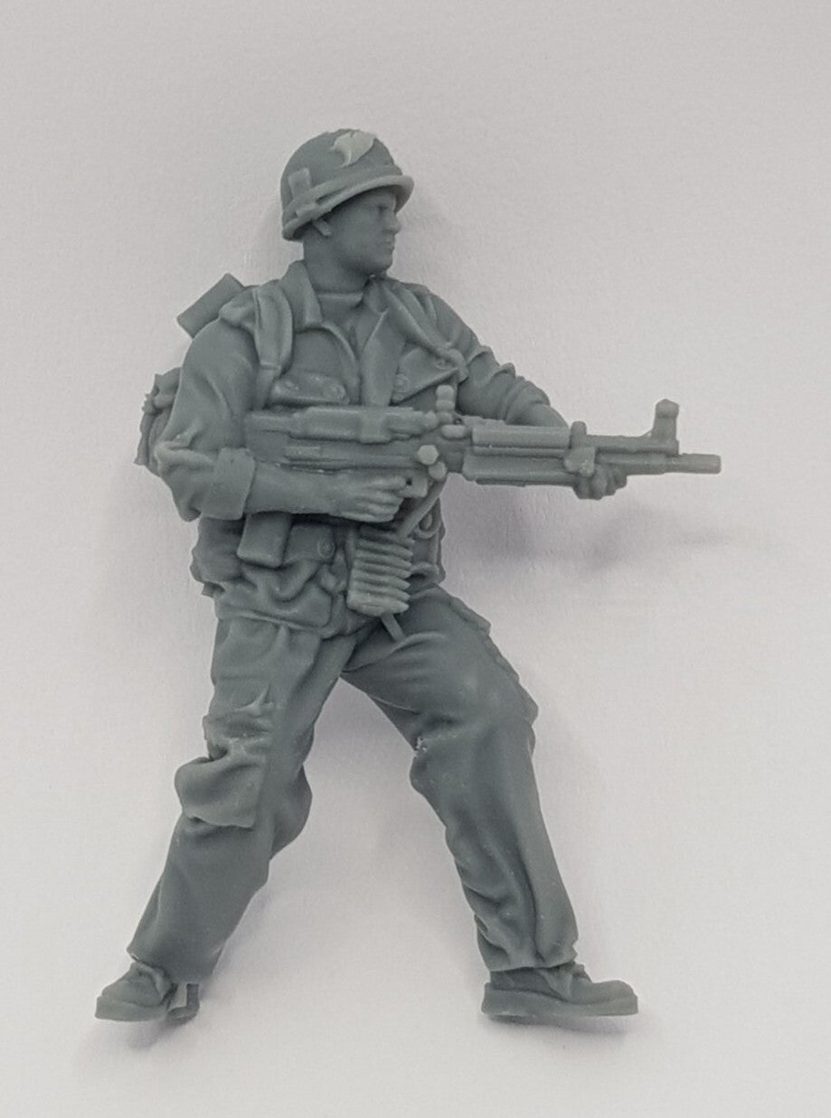 US Army Infantry x8 - 1/35 Scale - Vietnam War - 3D Printed - Resin - Military