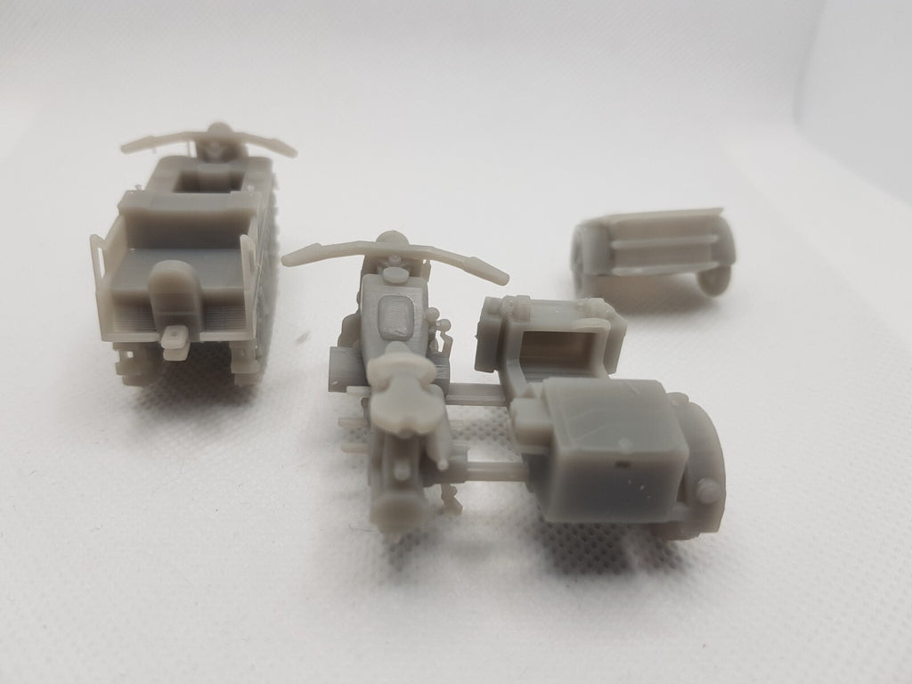 1:43 side car kettenkrad trailer   WW2 german