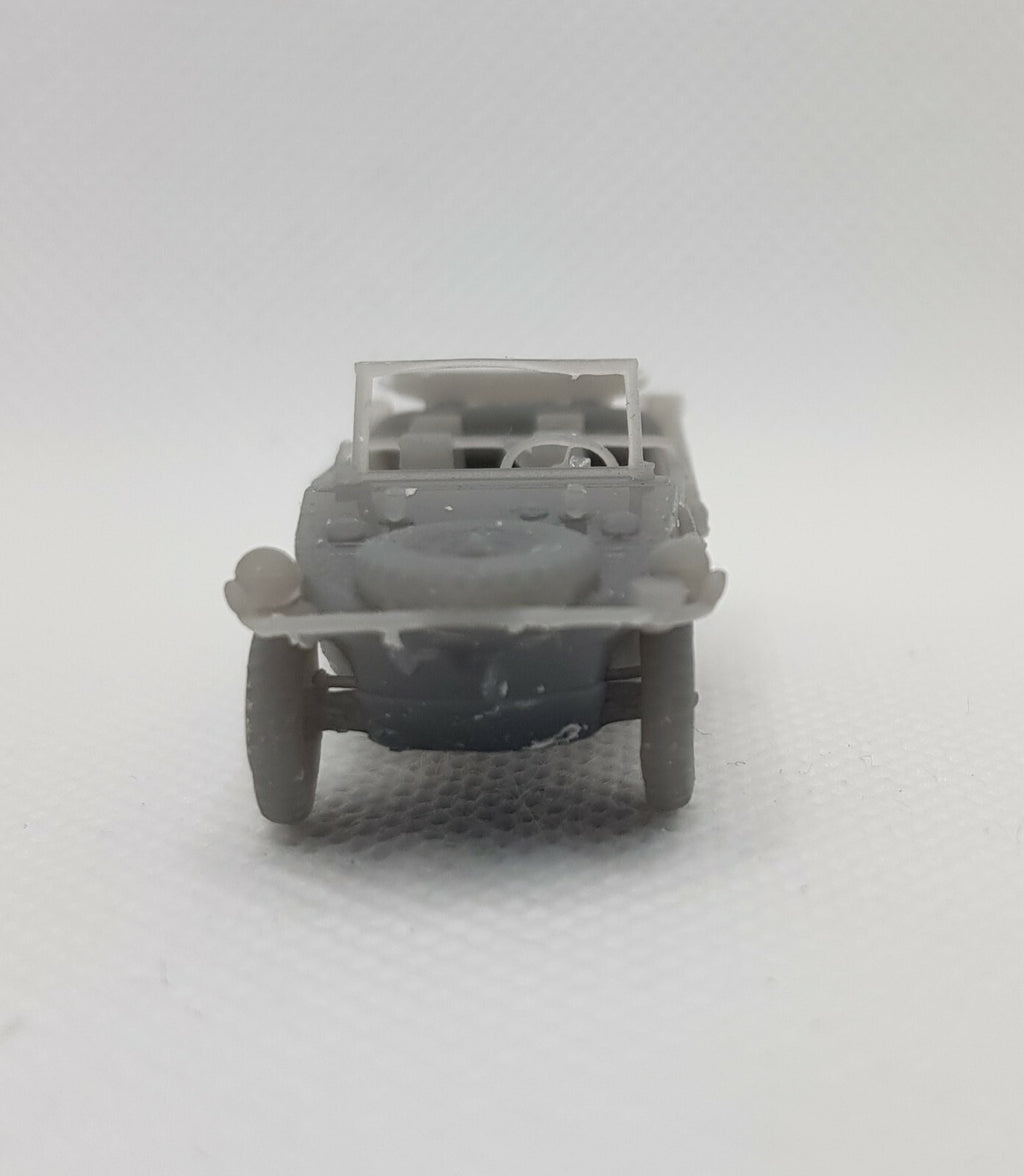 Kubelwagen x3 Schwimmwagen x2 - 1/72 - Military Model - 3D Print - WW2 Germany