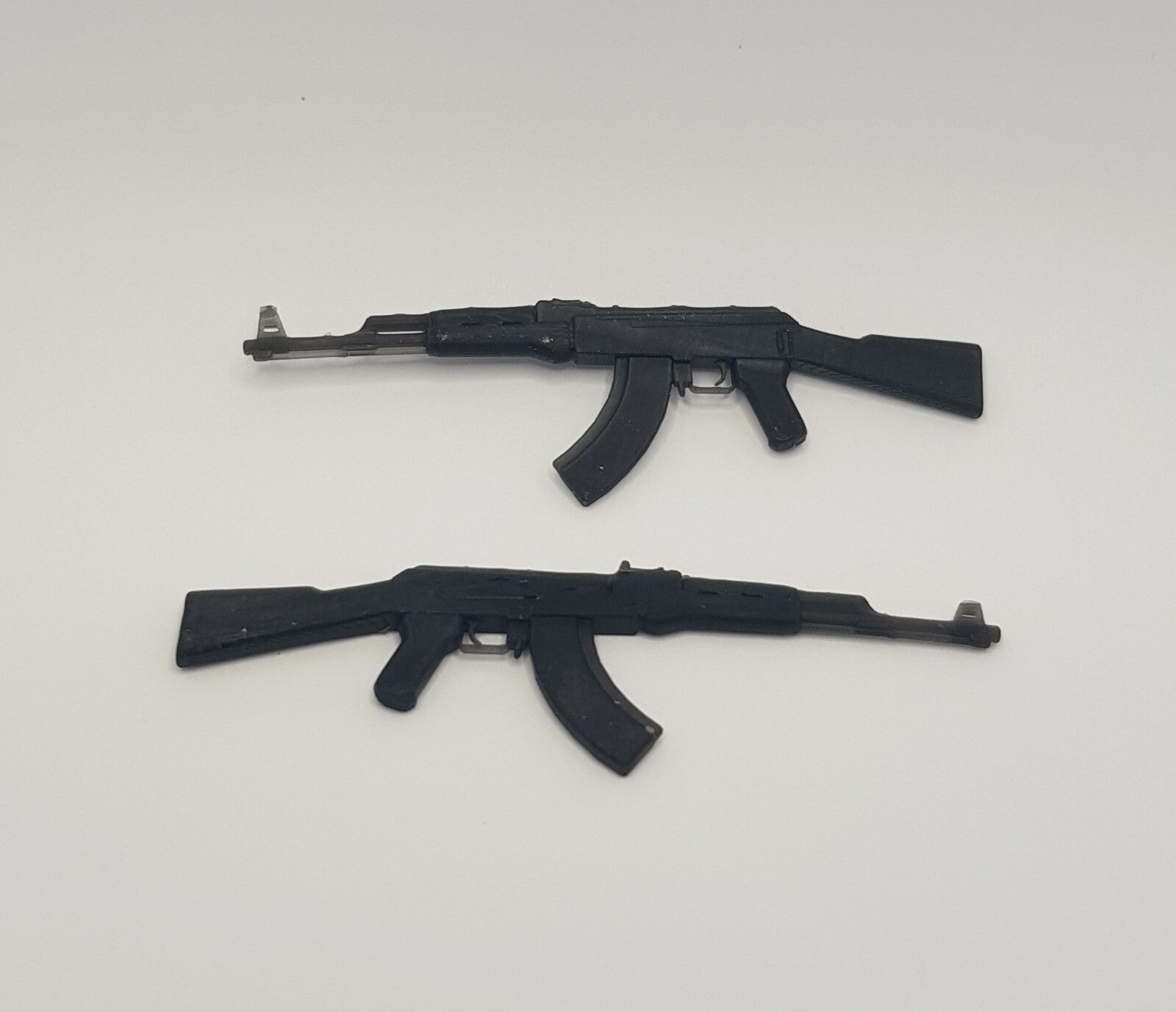AK47 Kalashnikov x2 - 1/12 - 6" Action Figure Guns - Maquette 3D Résine
