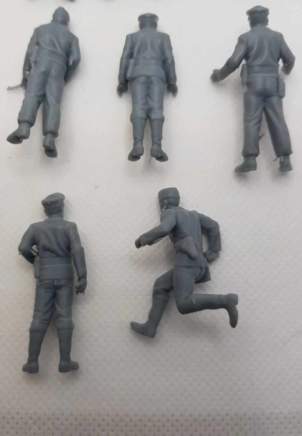 German Tank Crews x14  - 1/43 - WW2 Diorama Figures - 3D Printed Model - Resin